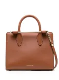 Strathberry leather tote bag - Brown