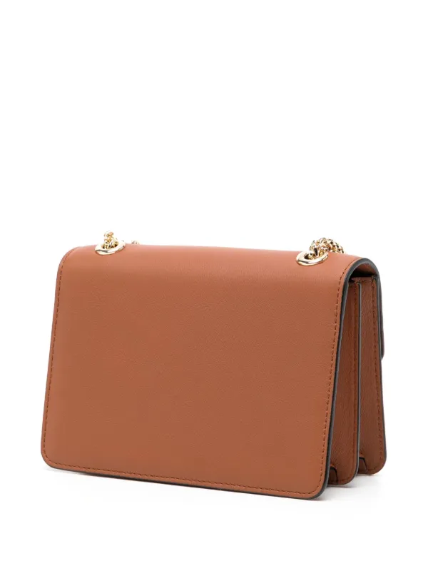 Strathberry East/West Leather Shoulder Bag | Brown | FARFETCH