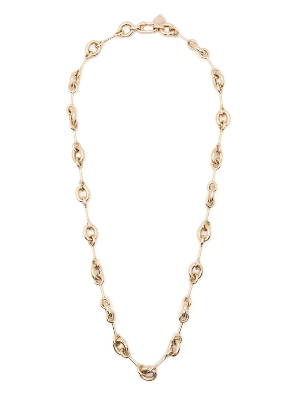 Lauren Rubinski Figaro-link-chain Necklace In Gold