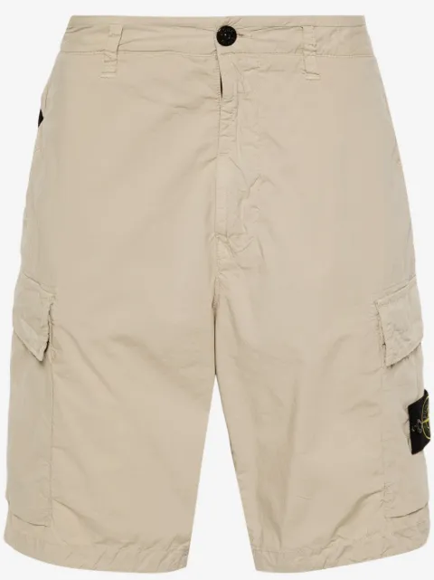 Stone Island Compass-badge cargo shorts