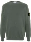 Stone Island Compass-badge cotton sweatshirt - Green
