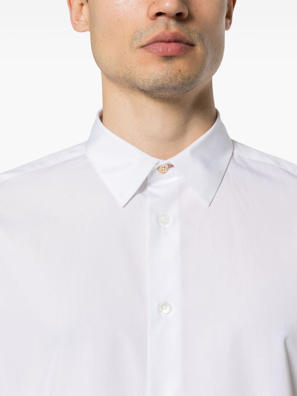 Paul Smith Overhemd met klassieke kraag Wit