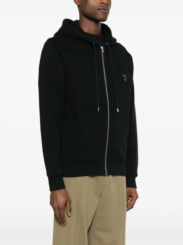 【送料&関税込】Maison KitsunAC Full Zip Cotton Hoodie CHILLAX FOX PATCH ZIPPED HOODIE | Maison Kitsuné