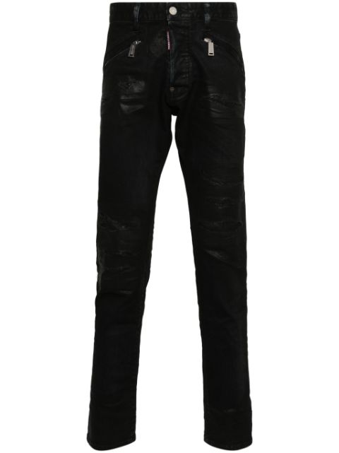 DSQUARED2 burnt slim-fit jeans Men