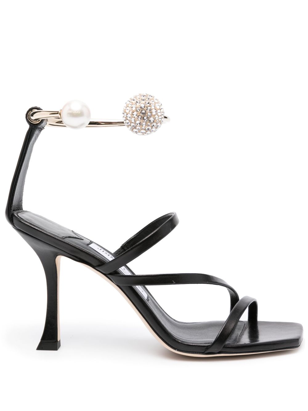 Jimmy Choo Ottilia 90mm Leather Sandals - Farfetch