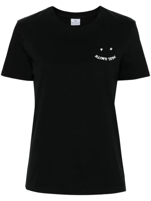 T-shirt Happy Man en coton biologique - PS Paul Smith - Modalova