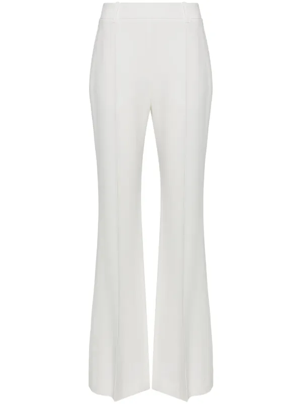 パンツ Ermanno Scervino Tailored White Trousers With High Waist Ermanno Scervino high-waist Tailored Trousers | White