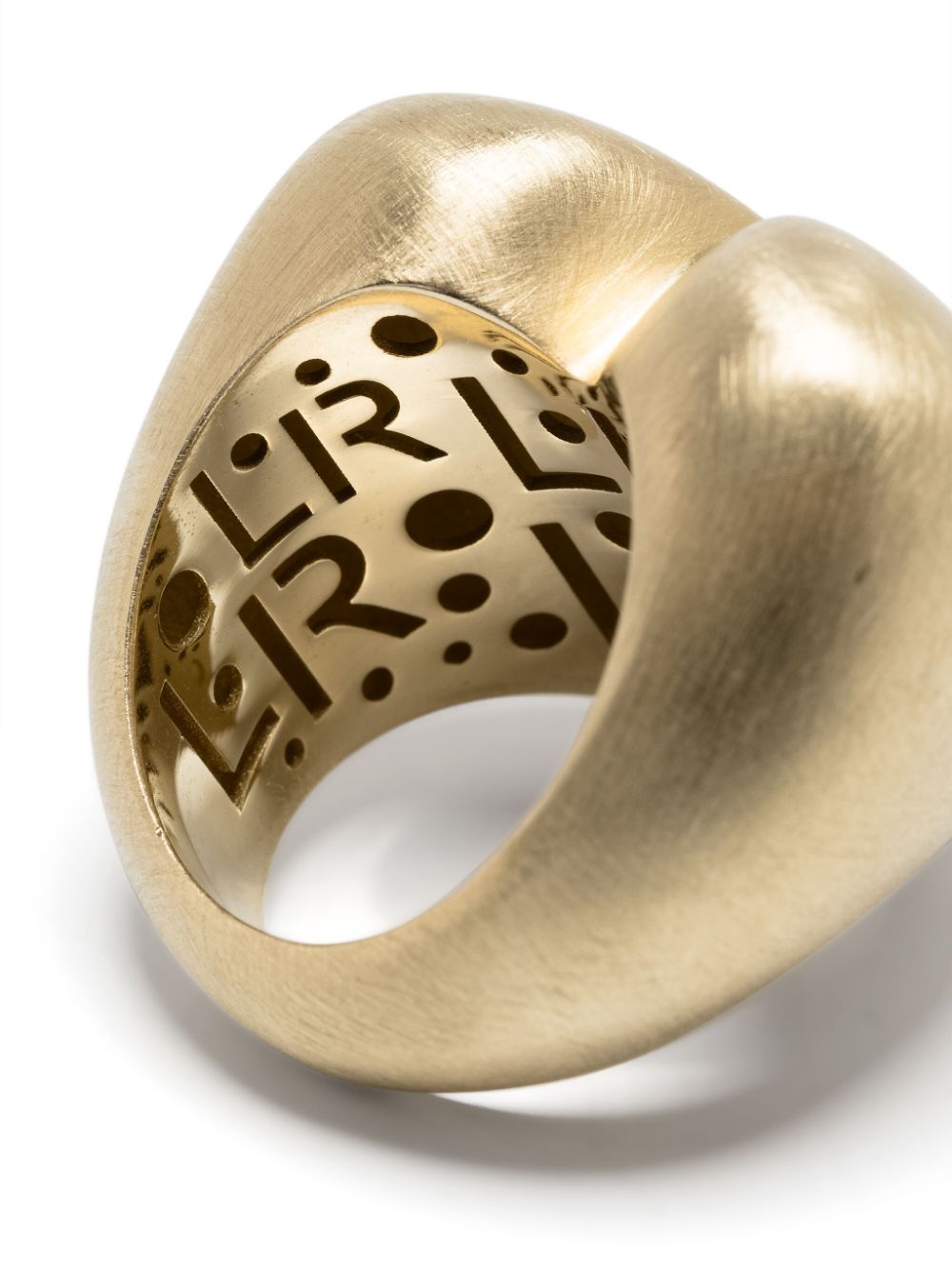 Shop Lauren Rubinski 14kt Yellow Gold Heart Ring