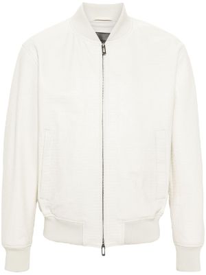 Armani jeans white sales jacket