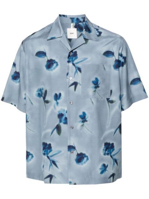 OAMC floral-print cotton shirt