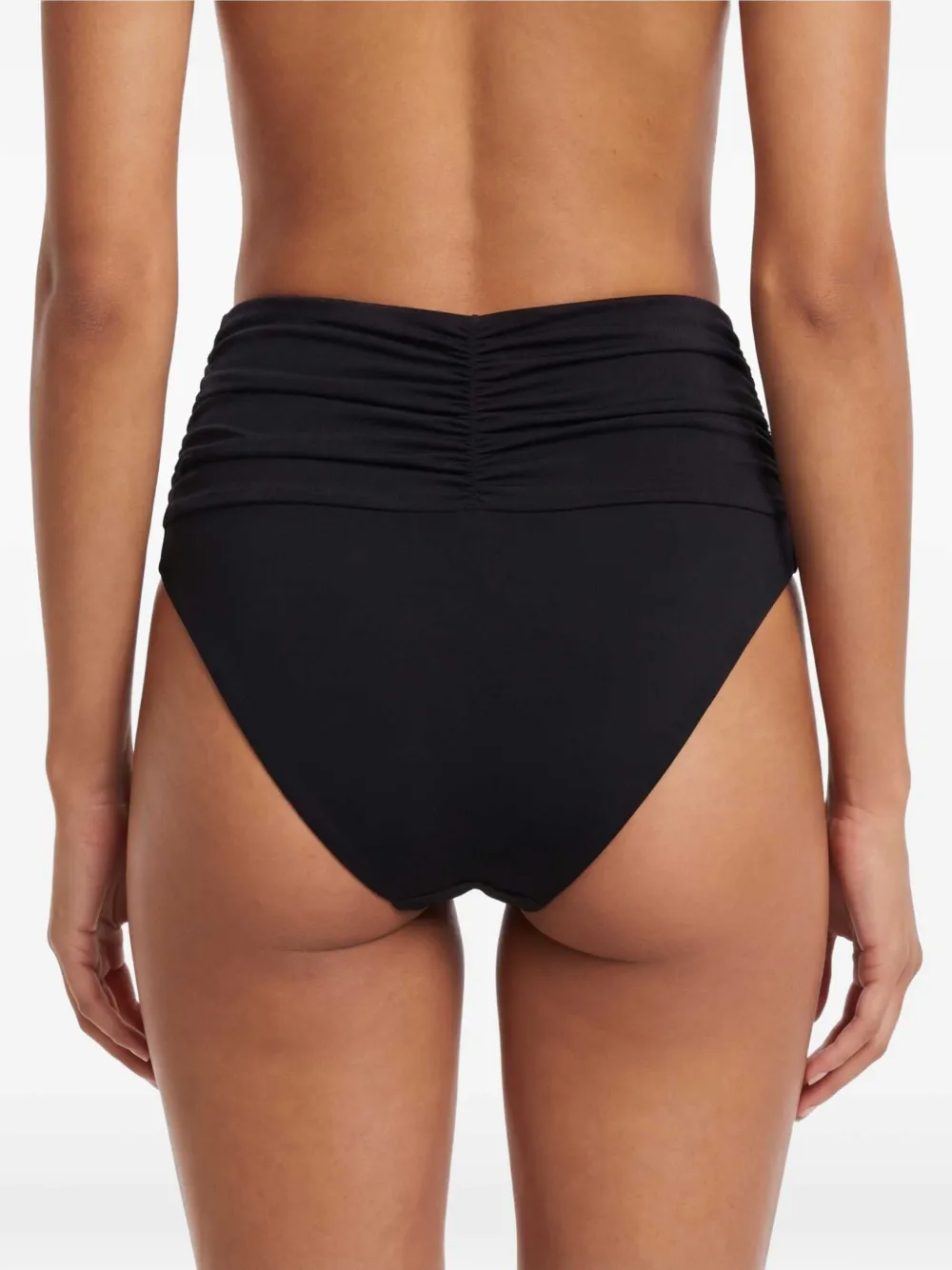 Magda Butrym Bikinislip met bloemenpatch Zwart