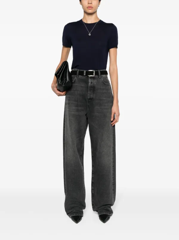 Theory ショートスリーブ ニットトップ | ブルー | FARFETCH JP