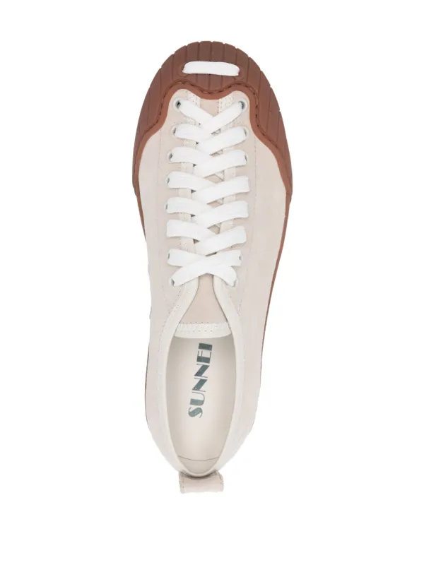 SUNNEI｜SNEAKERS (ISJ SHOFS(CSHOXSNK011 CAN001 0112)) Sunnei Isi Suede Sneakers | Neutrals | FARFETCH