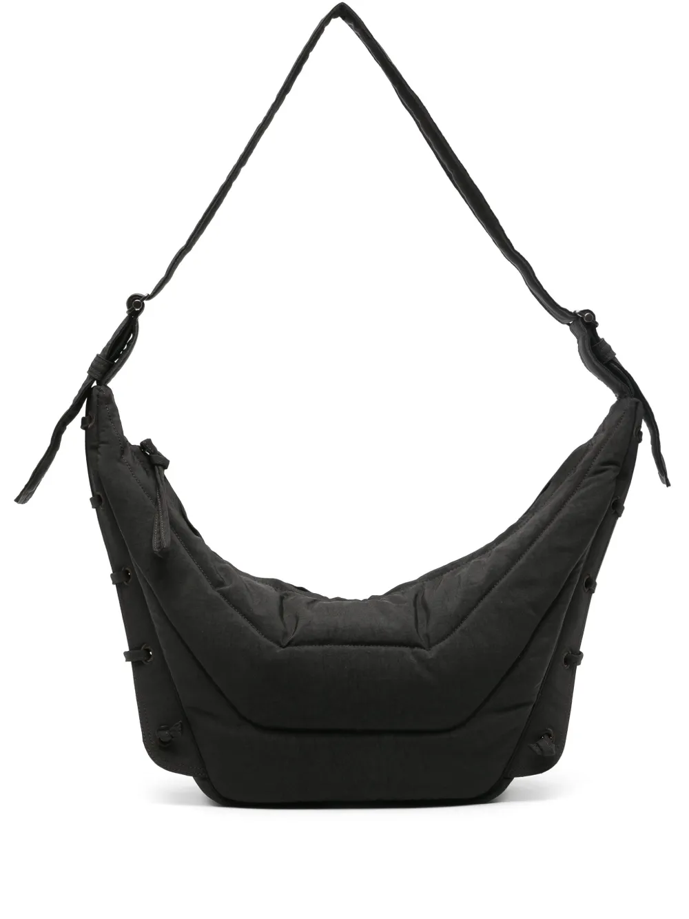 Shop Lemaire Medium Soft Game Crossbody Bag In Black