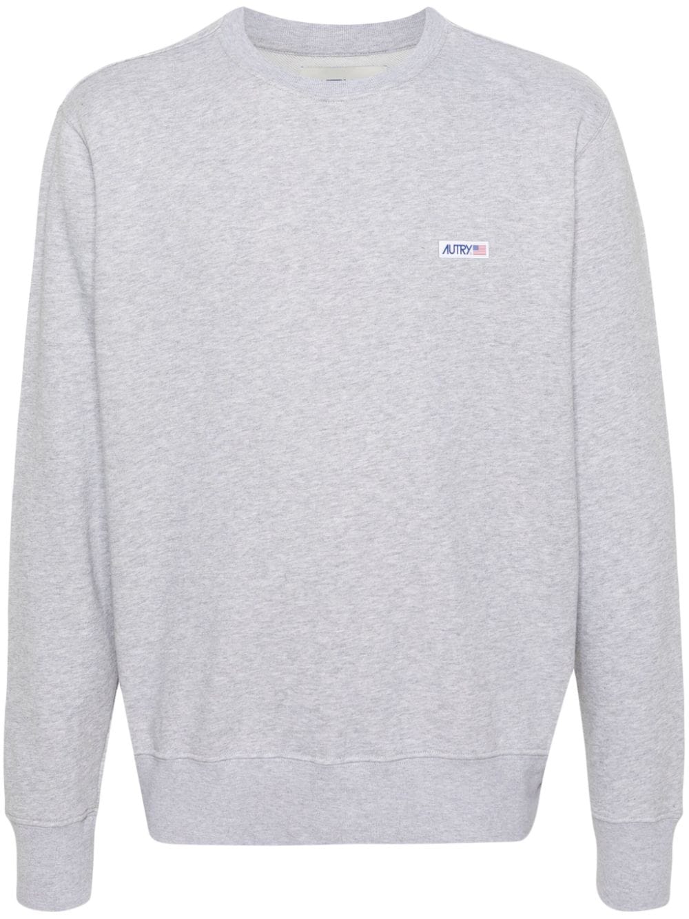 Image 1 of Autry logo-patch cotton sweatshirt