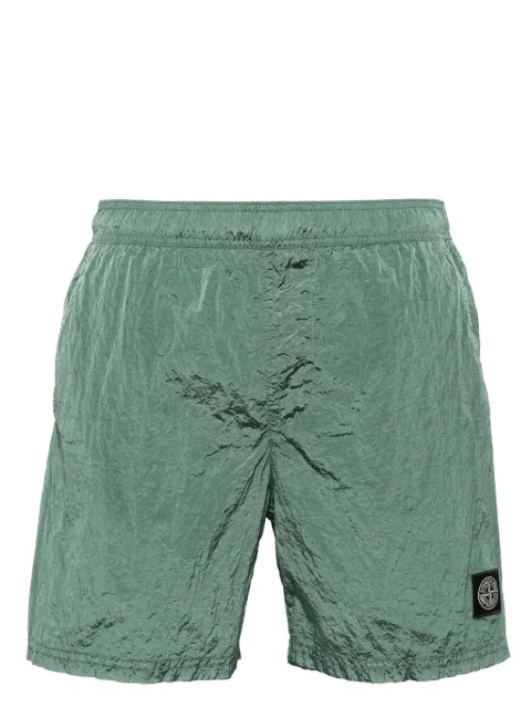 Stone Island Compass-patch swim shorts