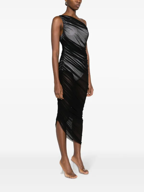 norma kamali asymmetric dress Amazon.com: Norma Kamali Women's Long Sleeve Turtleneck Side Drape Gown,  Tiger Red, XS : Clothing, Shoes & Jewelry
