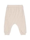 Fendi Kids FF-print cotton track pants - Neutrals