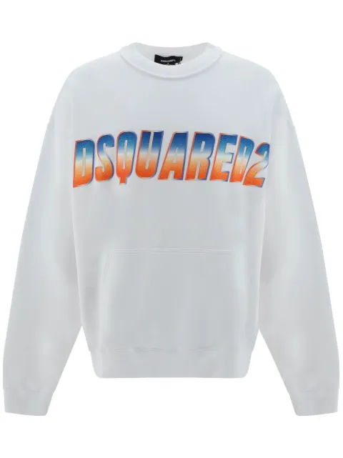 DSQUARED2 sudadera con logo estampado