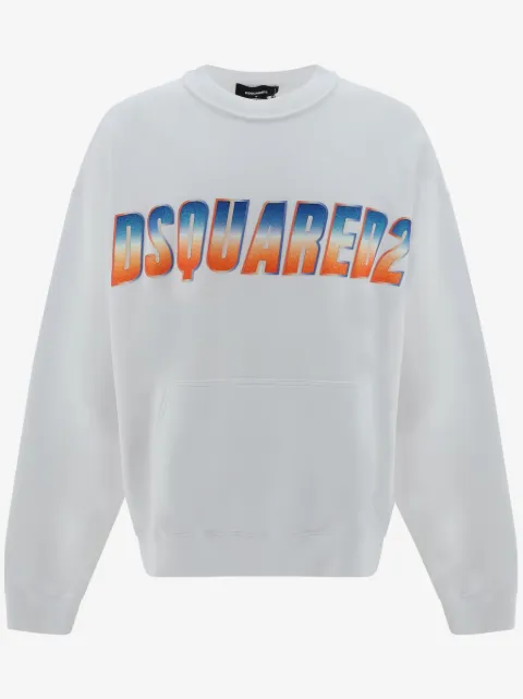 DSQUARED2 sudadera con logo estampado