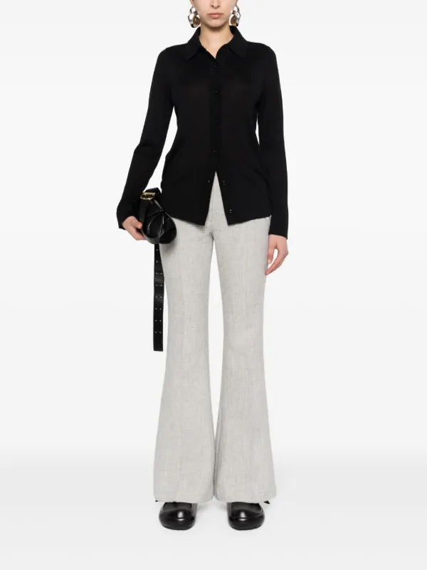 Brioni Cashmere Silk fine-knit Cardigan Black FARFETCH PH