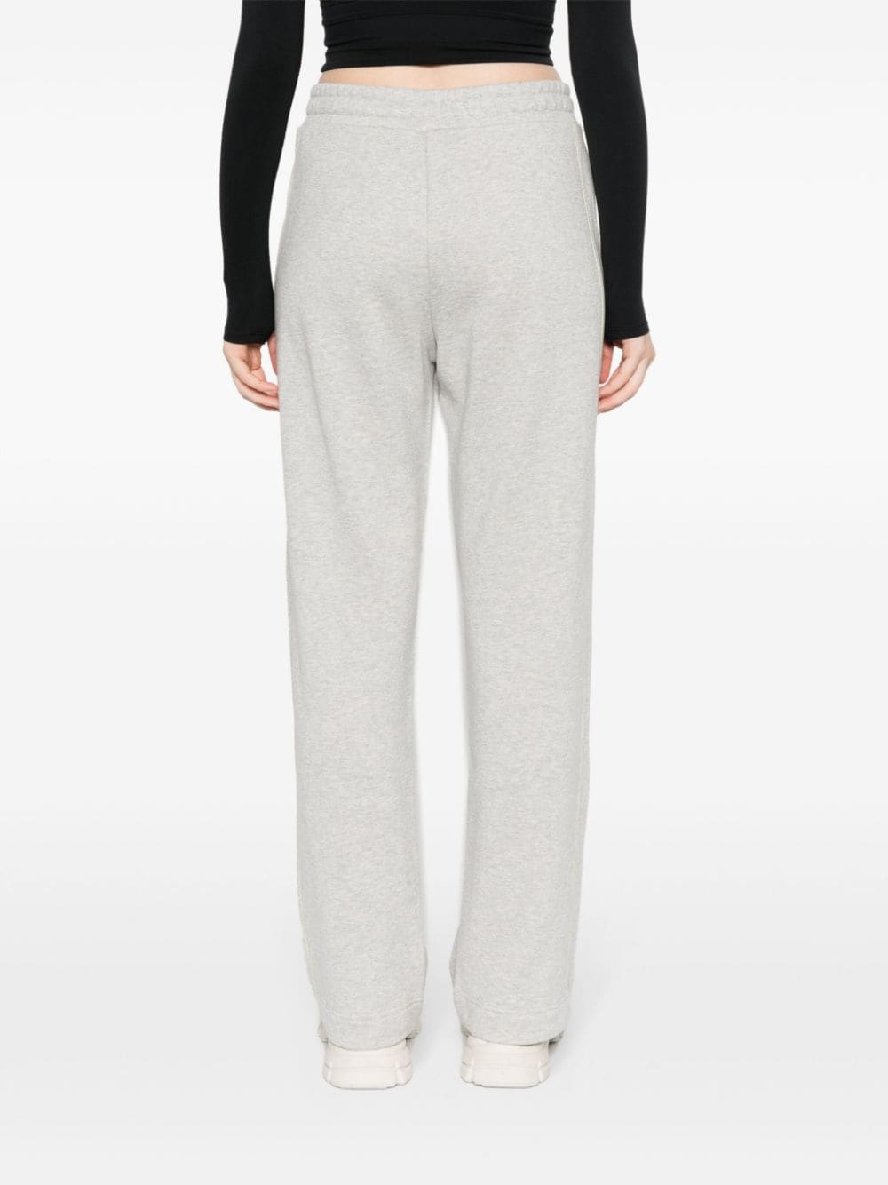 Shop Moncler Straight-leg Track Pants In Grey
