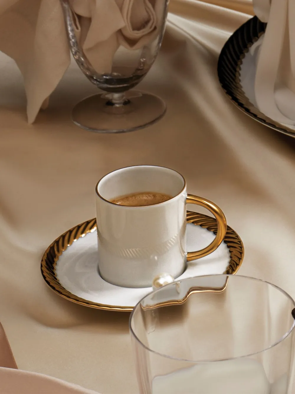 L'objet Corde Cups (set Of Six) In White