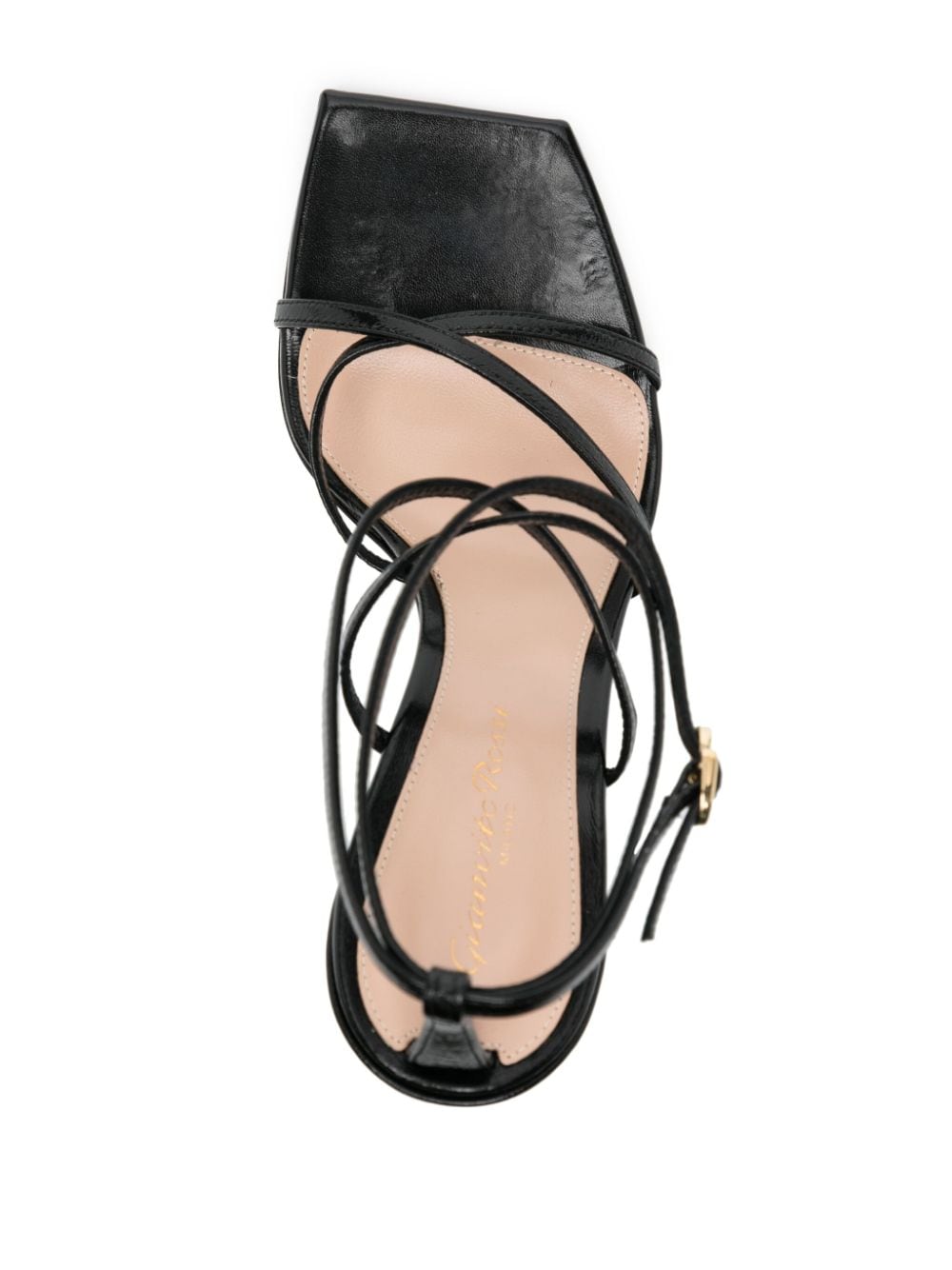 Shop Gianvito Rossi Nui 95mm Sandals In Black
