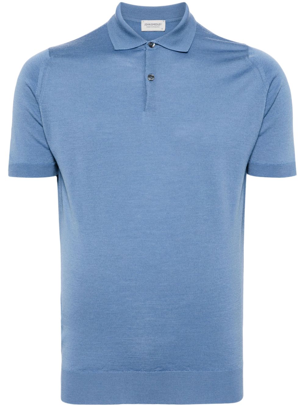 John Smedley Payton Merino-wool Polo Shirt In Blau