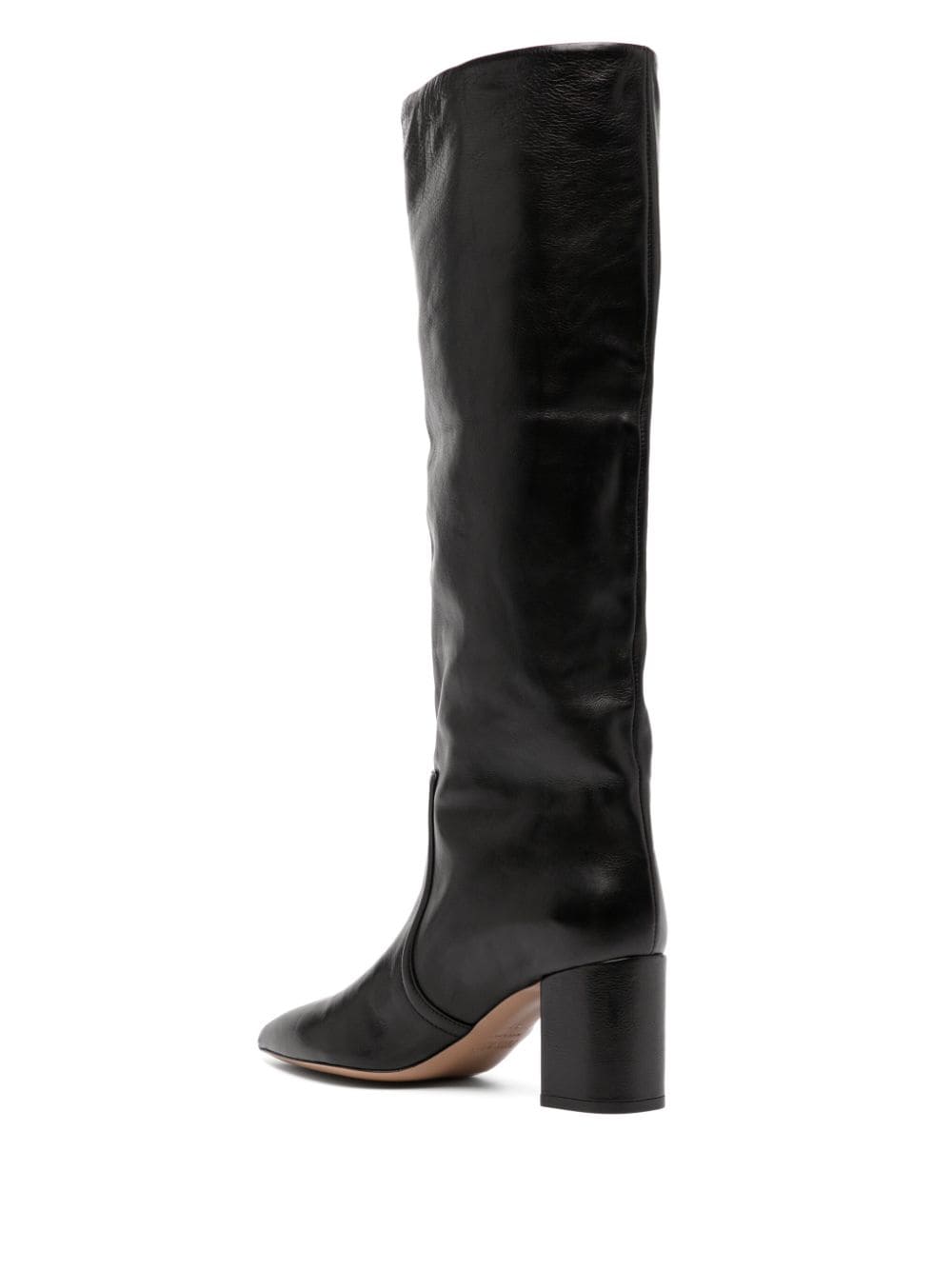 Shop Paris Texas Anja 70mm Knee-high Boots In 黑色