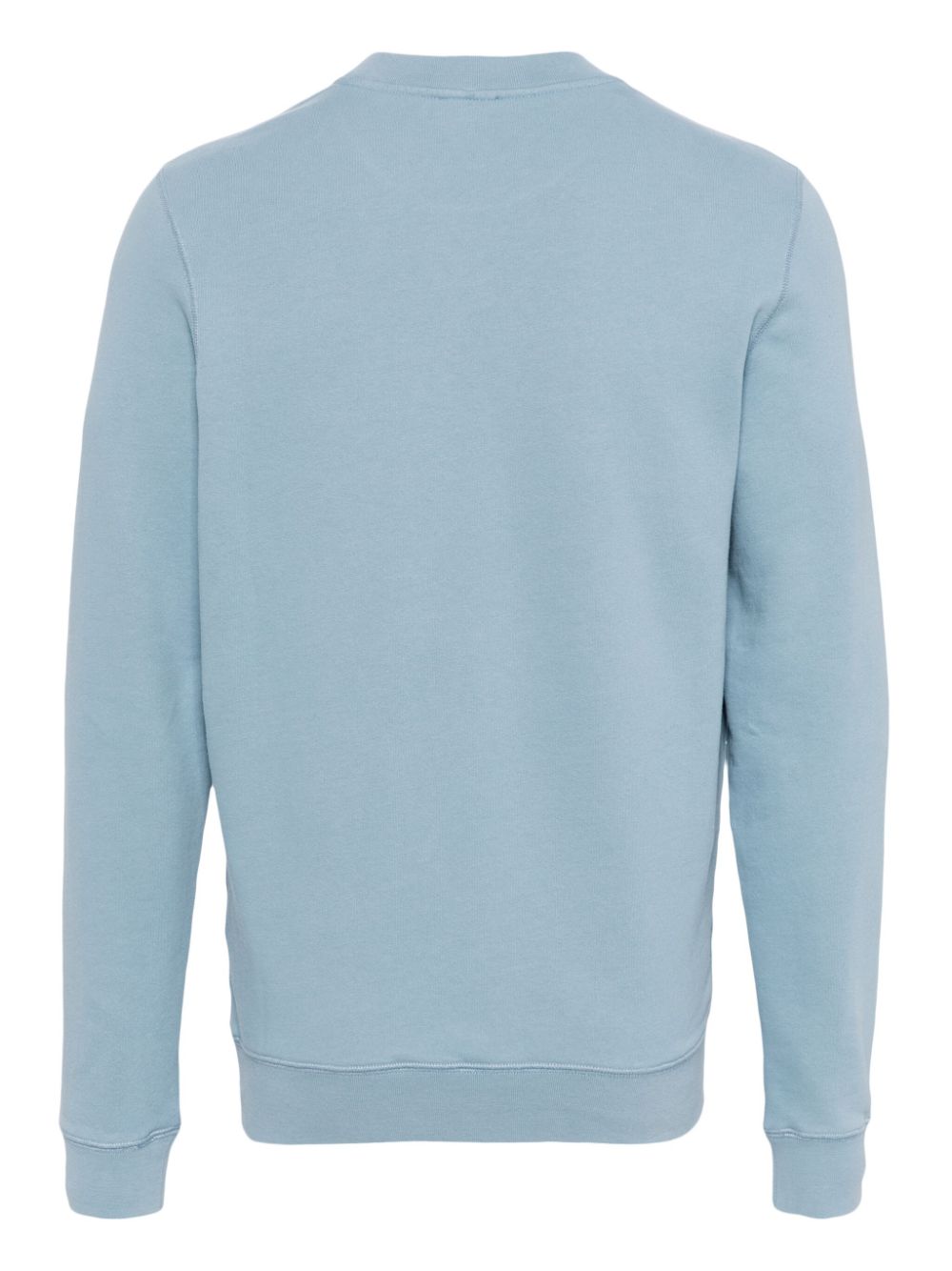 Shop Sunspel Fine-knit Cotton Sweater In Blue