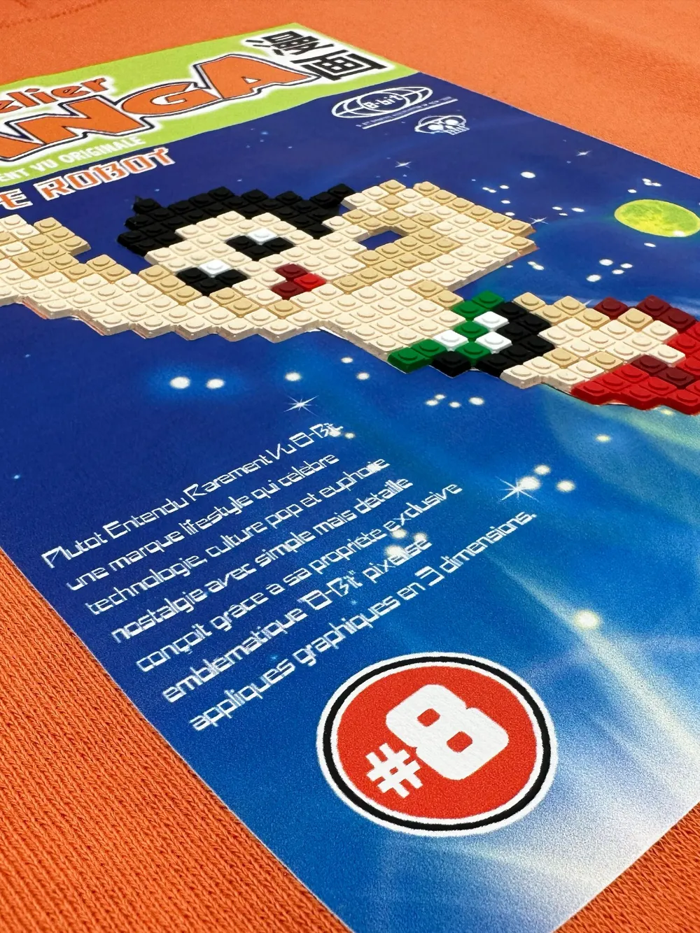 Mostly Heard Rarely Seen 8-Bit Astro Manga hoodie Oranje