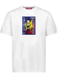 Mostly Heard Rarely Seen 8-Bit Astro Cover cotton T-shirt - White