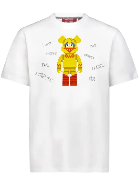 Mostly Heard Rarely Seen 8-Bit streets chose me 8-bit appliqué cotton t-shirt 