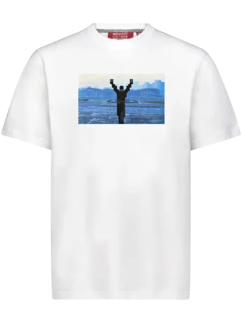 Mostly Heard Rarely Seen 8-Bit victory 8-bit appliqué cotton t-shirt 