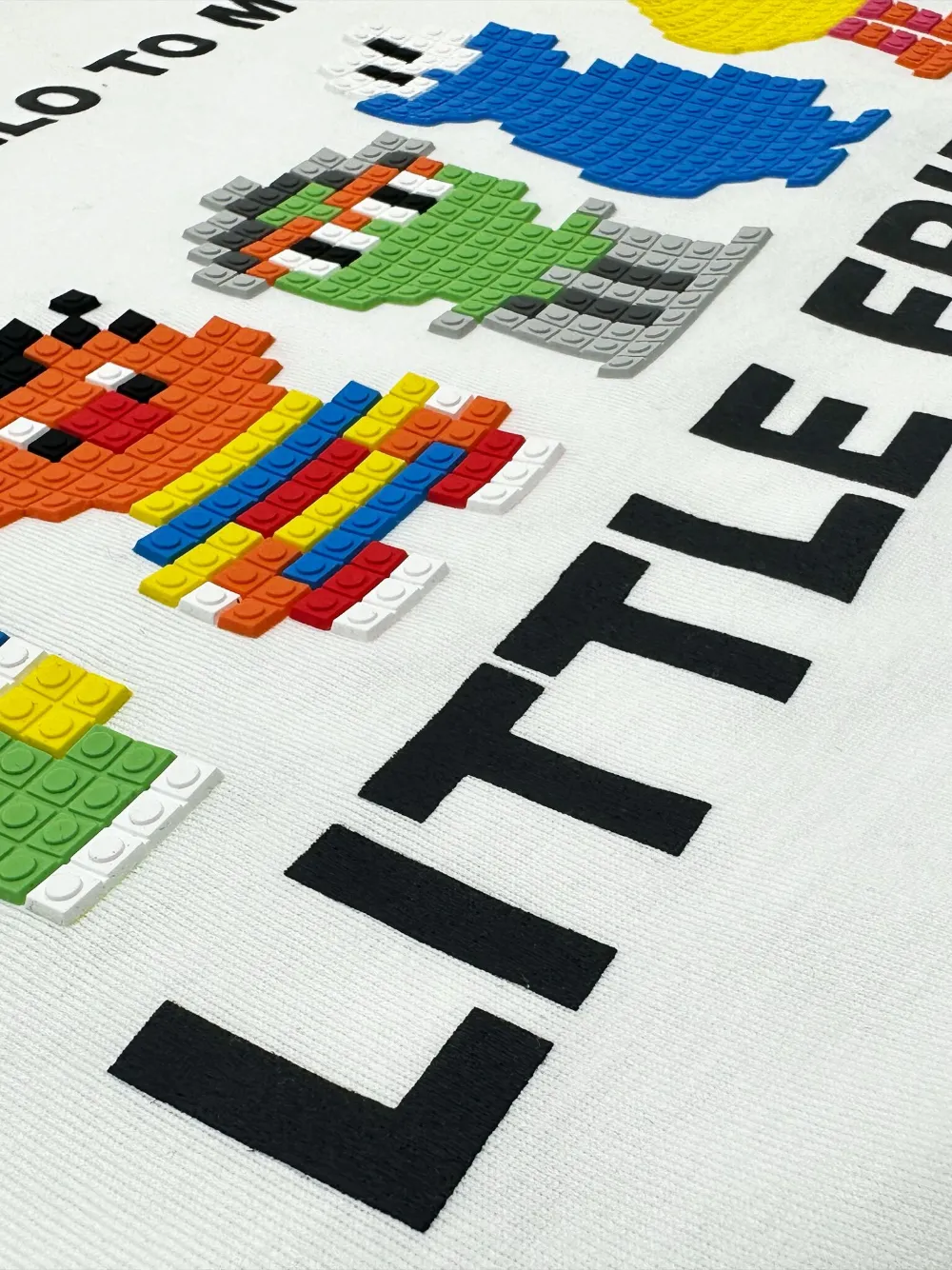 Mostly Heard Rarely Seen 8-Bit Little Friends T-shirt Wit