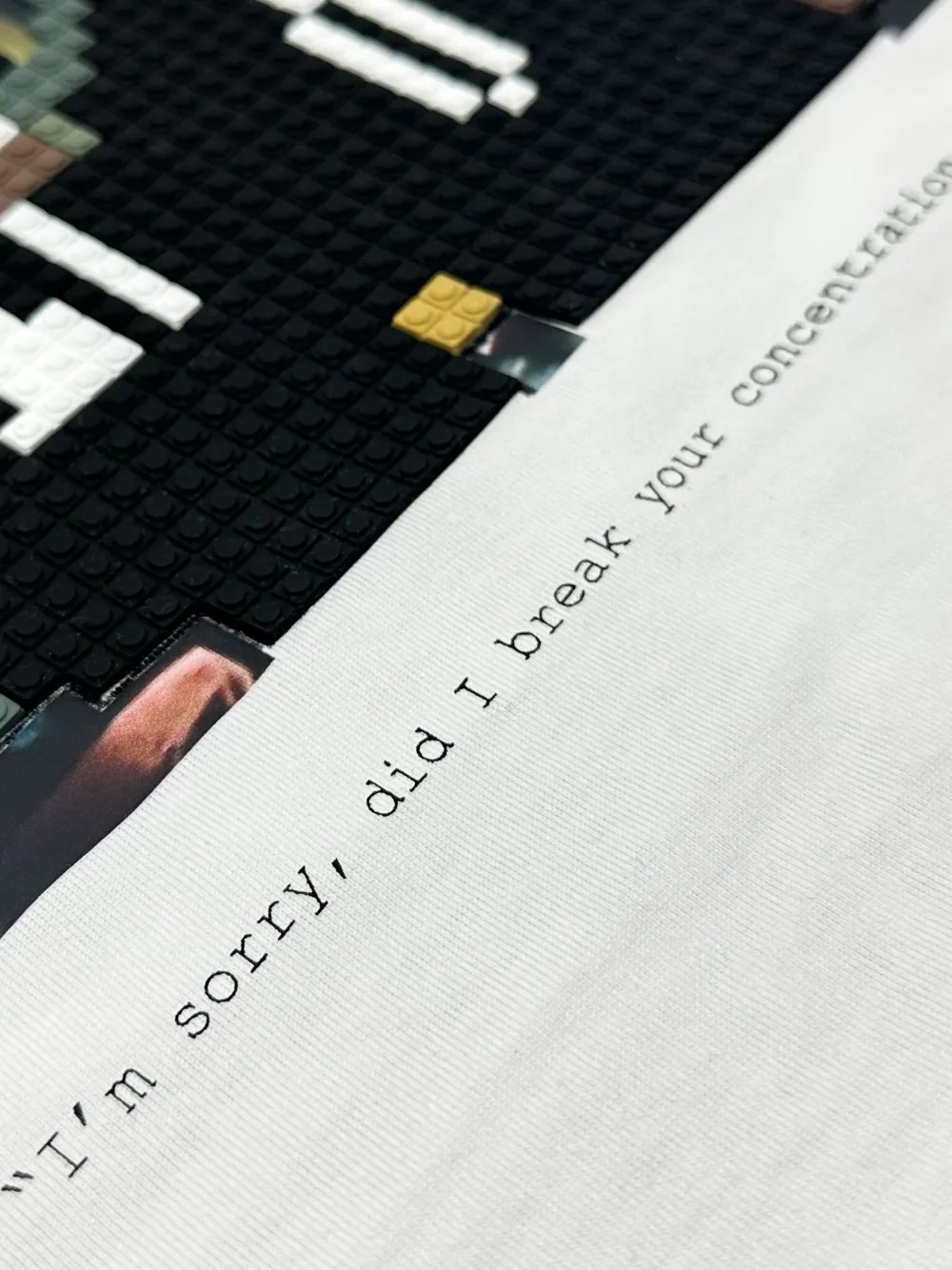 Mostly Heard Rarely Seen 8-bit Broken Concentration 8-bit Appliqué Cotton T-shirt In 白色