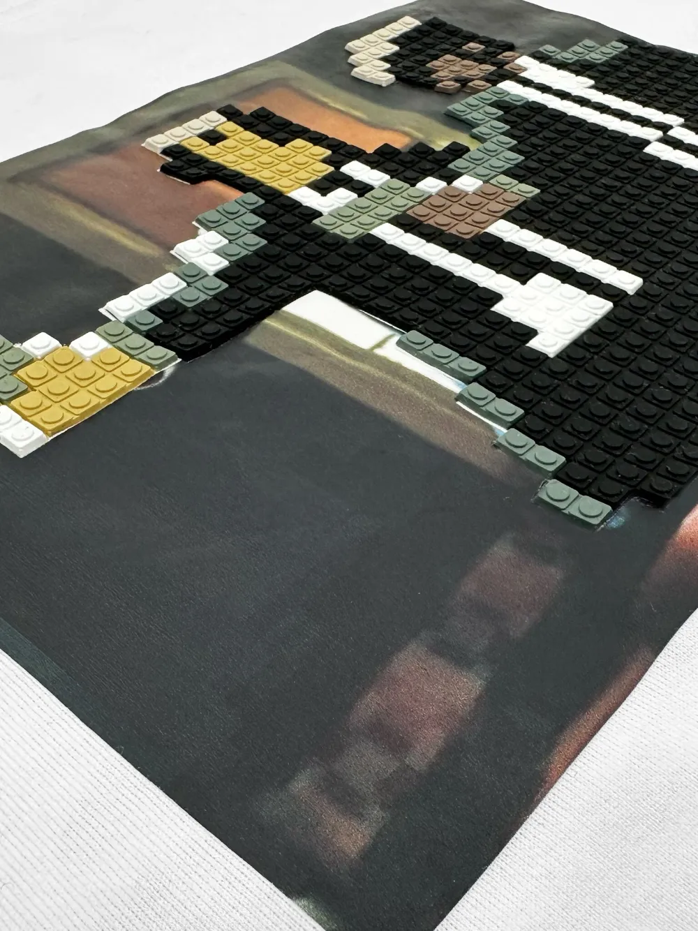 Mostly Heard Rarely Seen 8-bit Broken Concentration 8-bit Appliqué Cotton T-shirt In 白色