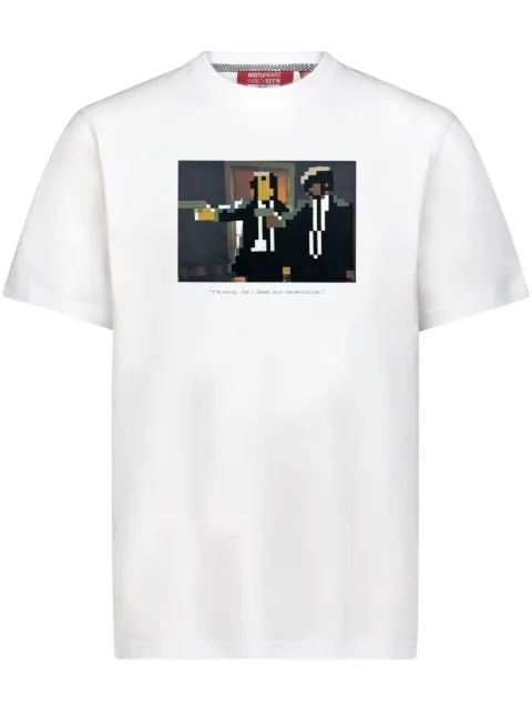 Mostly Heard Rarely Seen 8-Bit broken concentration 8-bit appliqué cotton t-shirt 