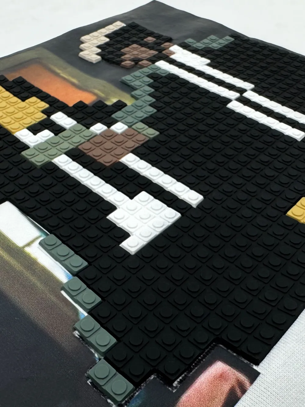 Mostly Heard Rarely Seen 8-bit Broken Concentration 8-bit Appliqué Cotton T-shirt In 白色