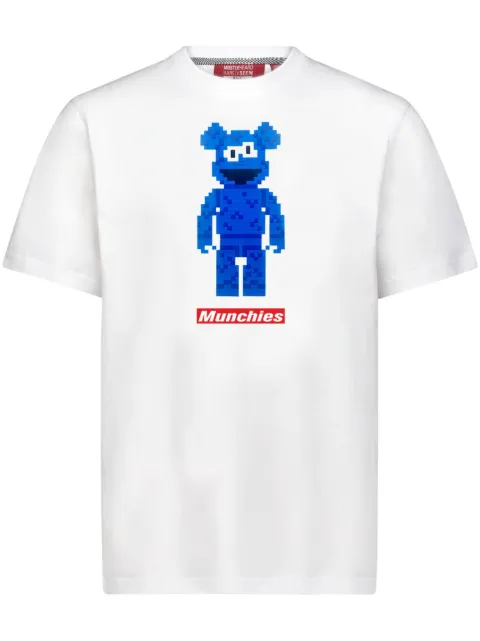 Mostly Heard Rarely Seen 8-Bit munchies 8-bit appliqué cotton t-shirt 