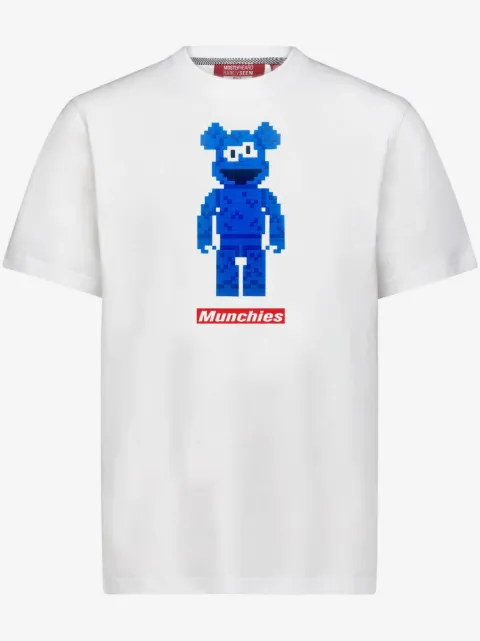 Mostly Heard Rarely Seen 8-Bit munchies 8-bit appliqué cotton t-shirt 