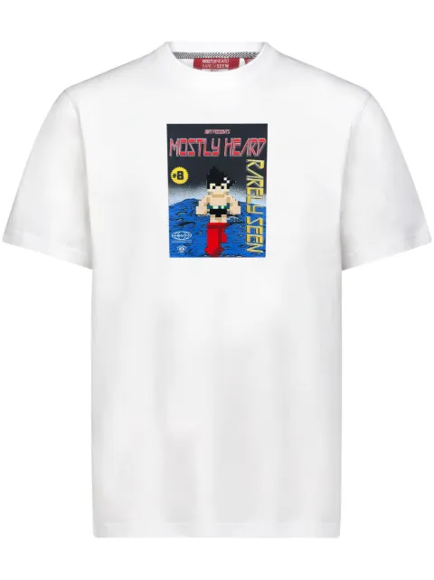 Mostly Heard Rarely Seen 8-Bit Astro On The Moon T-shirt