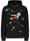 Mostly Heard Rarely Seen 8-Bit Astro in Outerspace hoodie - Black