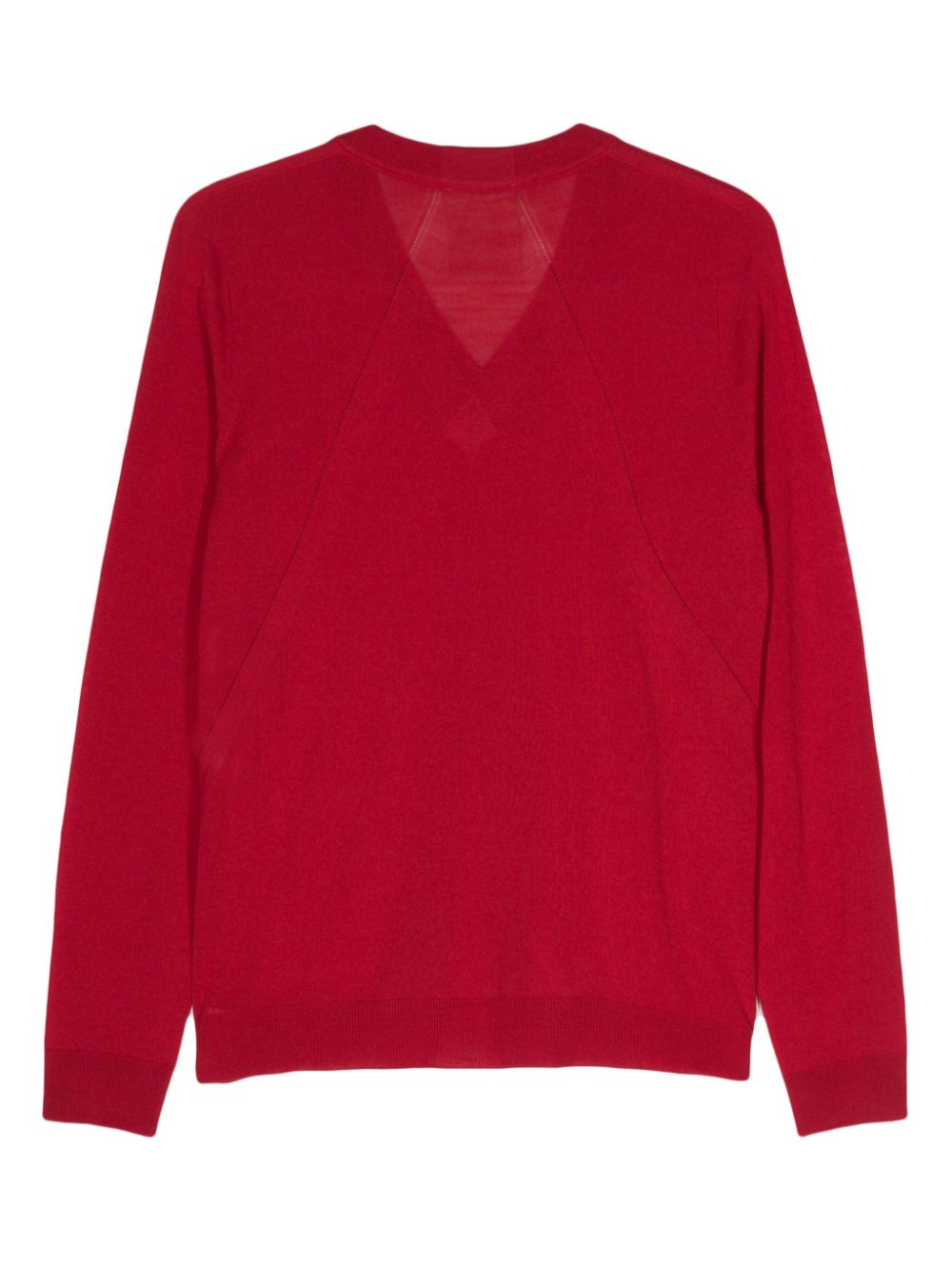 Shop Semicouture Nikita Ribbed Jumper In Red