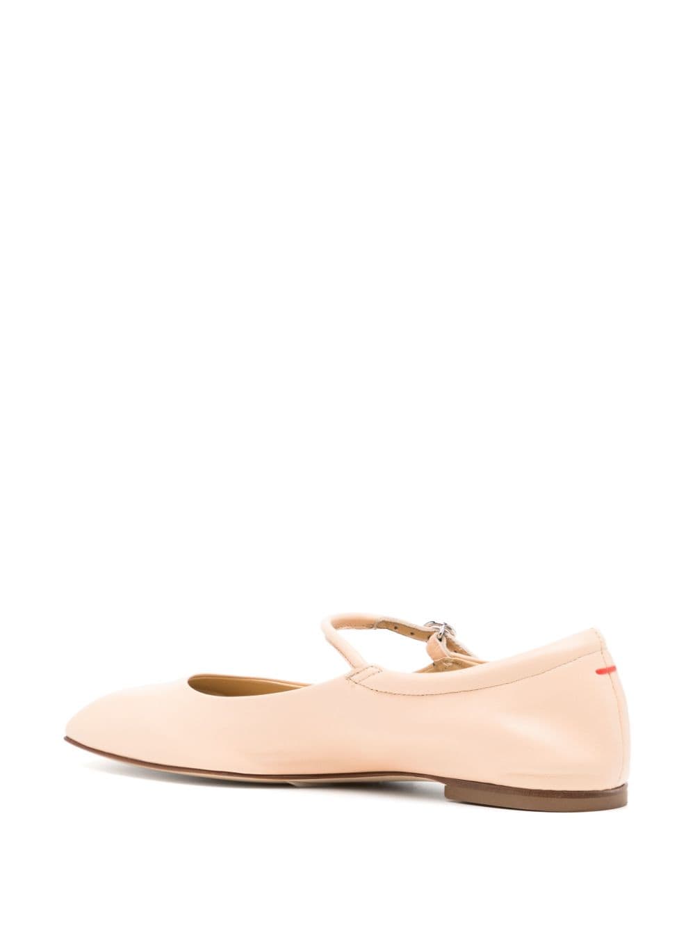 Shop Aeyde Uma Square-toe Ballerina Shoes In Pink