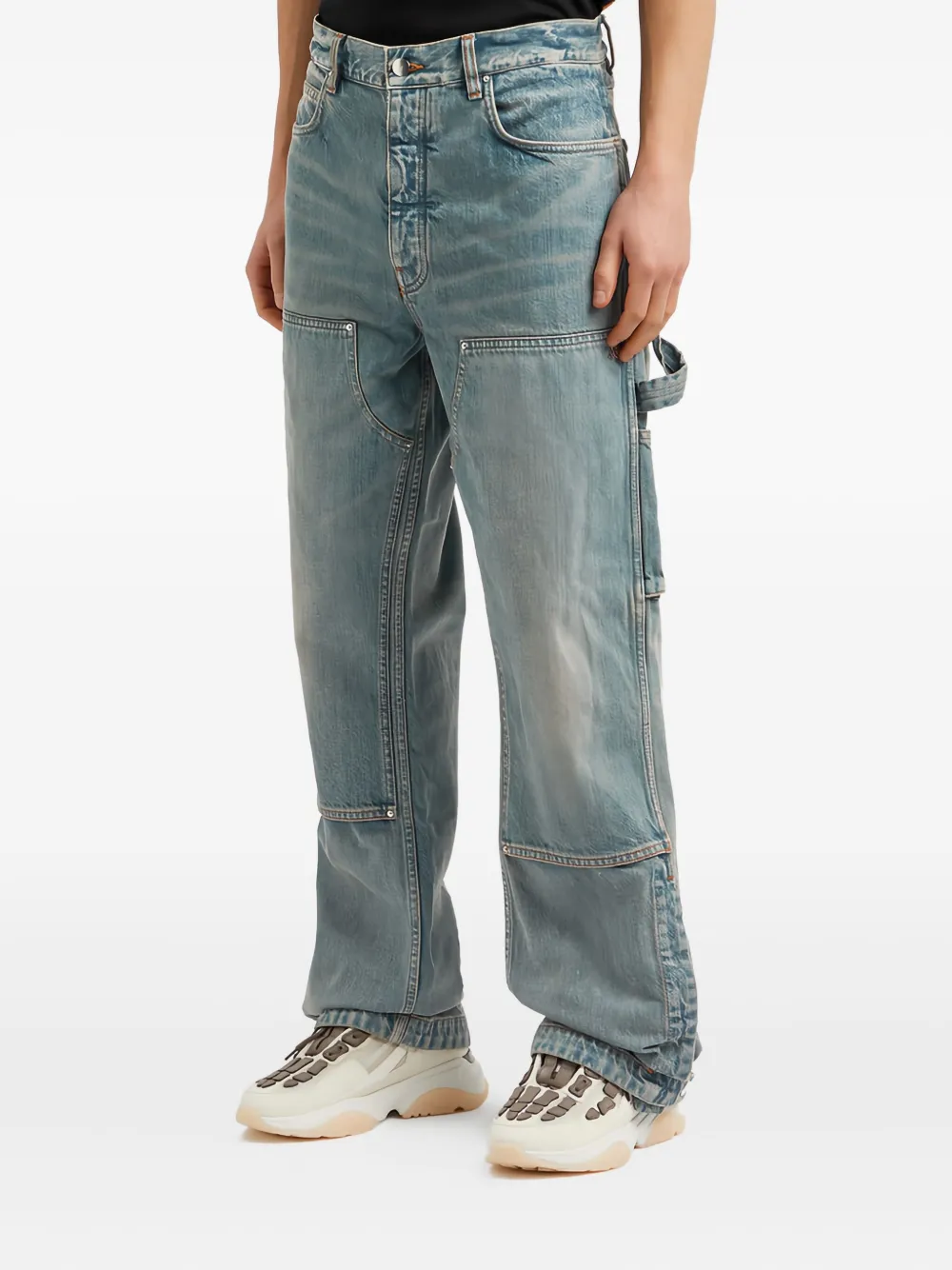 AMIRI Carpenter panelled jeans Blauw