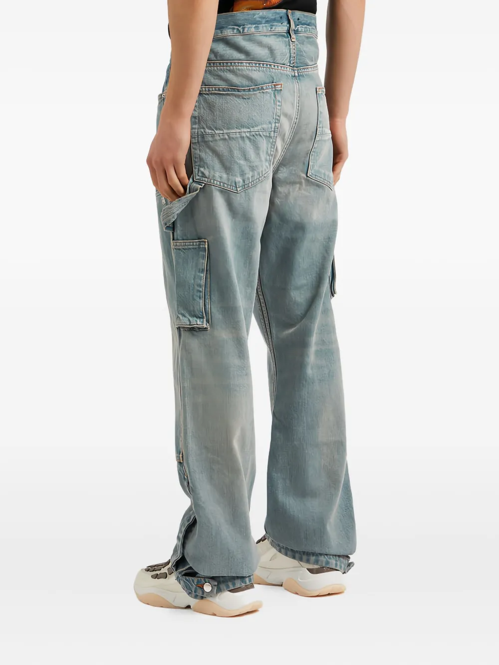 AMIRI Carpenter panelled jeans Blauw