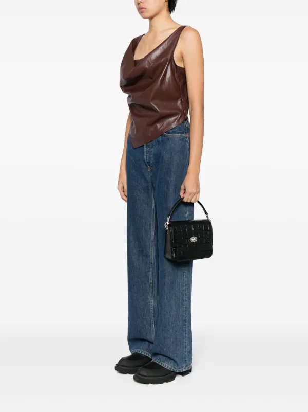 coach embossed crossbody