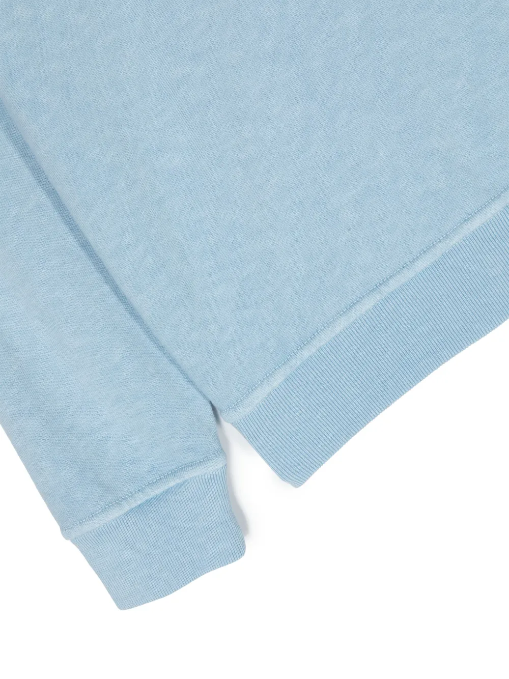 Shop Stone Island Junior Compass-badge Cotton Sweatshirt In Blue